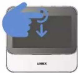Lorex HC64ATU-W - Gestos de la pantalla táctil - 3