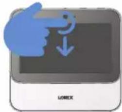 Lorex HC64ATU-W - Gestes sur l'écran tactile - 3