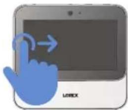 Lorex HC64ATU-W - Gestes sur l'écran tactile - 1