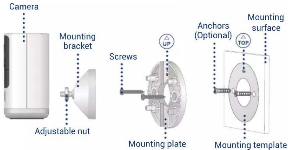 Lorex HC64ATU-W - To optimize motion detection accuracy when placed on a shelf: - 5