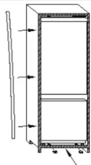 CANDY CTM516EW - DIMENSIONI DEL PRODOTTO E DEL VANO DI INCASSO - 6