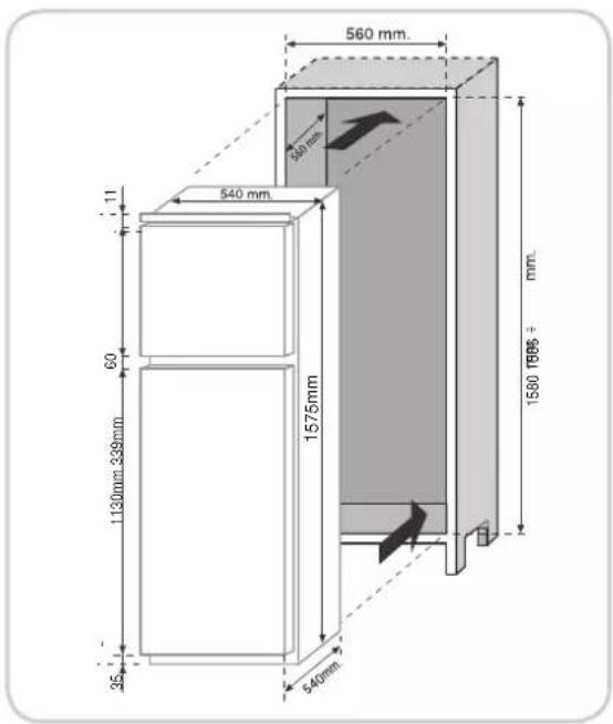 CANDY CTM516EW - ABMESSUNGEN - 2
