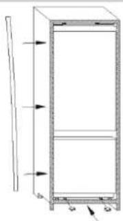 CANDY CTM516EW - SPREMEMBA SMERI ODPIRANJA VRAT - 5