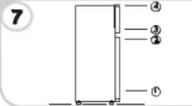 CANDY CTM516EW - INVERSER LE SENS D'OUVERTURE DES PORTES - 6