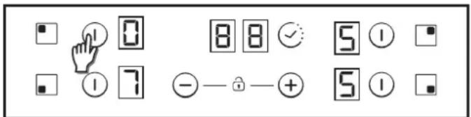 CANDY CH63CC/4U2 - Opcja blokady rodzicielskiej - 1