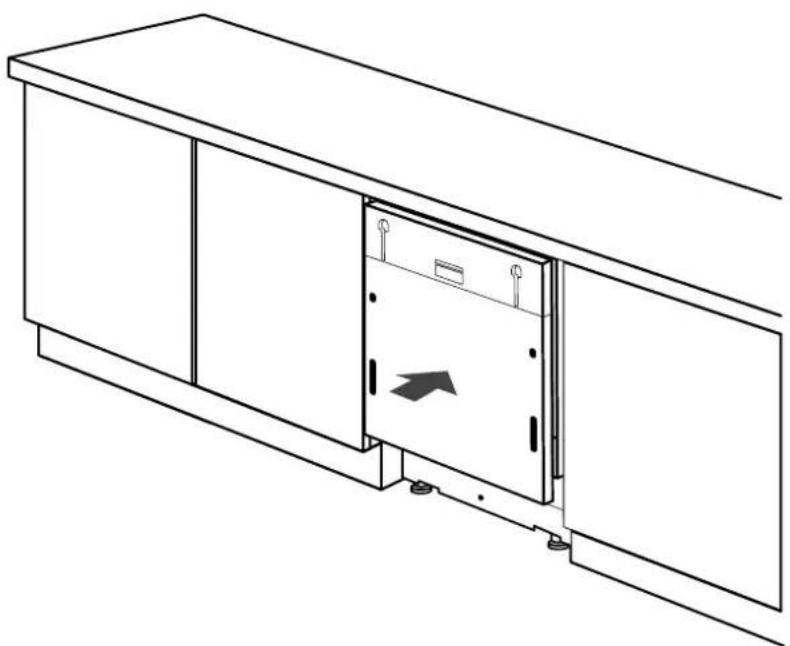 CANDY CI 4E7F0A-19 - Inserimento nel vano incasso - 1