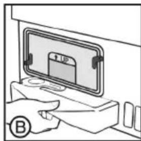CANDY CSOE H9A2DBEB-S - To remove the container bottom water drawer \* - 2