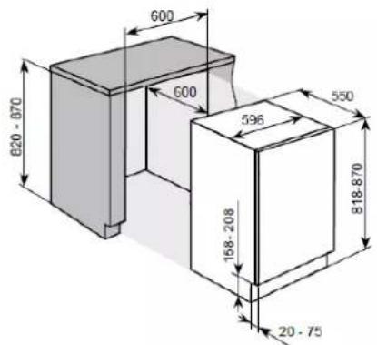 CANDY CMLS68EWK - SPECIFICATIONS OF YOUR LARDER FRIDGE - 1