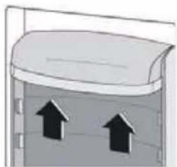 CANDY CLHS58EBK - Positioning the door balconies - 1