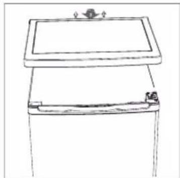 CANDY CLHS58EBK - Reverse Door - 2