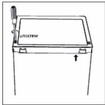 CANDY CLHS58EBK - Reverse Door - 1