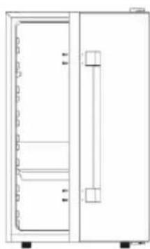 CANDY CWC 150 UK/NF - EXTERNAL HANDLE - 3