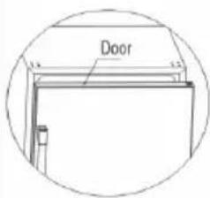 CANDY CWC 150 UK/NF - Reversing the Door Swing of Your Wine Cooler - 5
