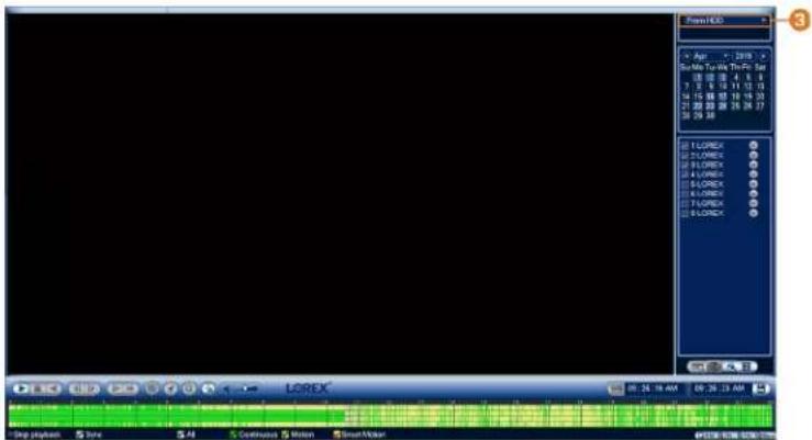 Lorex N841 - Pour lirc une video a partir d'une clc USB : - 1