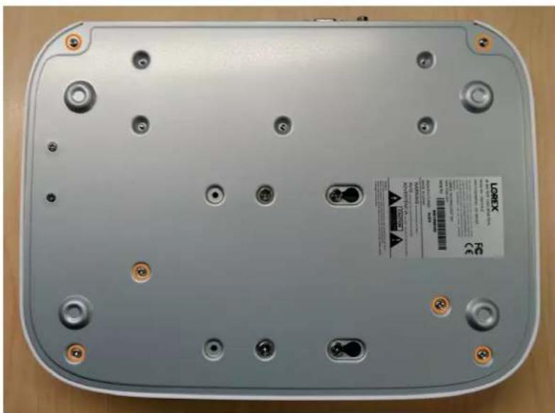 Lorex N841 - Pour installer un nouveau disque dur : - 2