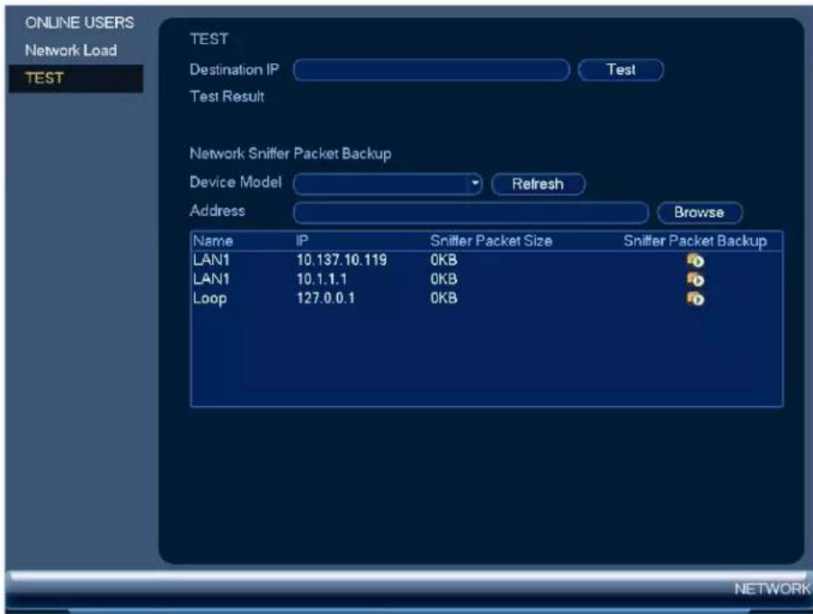 Lorex N841 - Test reseau - 1