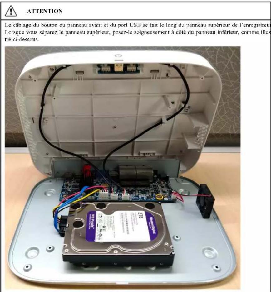 Lorex N841 - Pour installer un nouveau disque dur : - 3