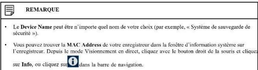Lorex N841 - ÉTAPE 4 : S'inscrite à un compte DDNS - 2