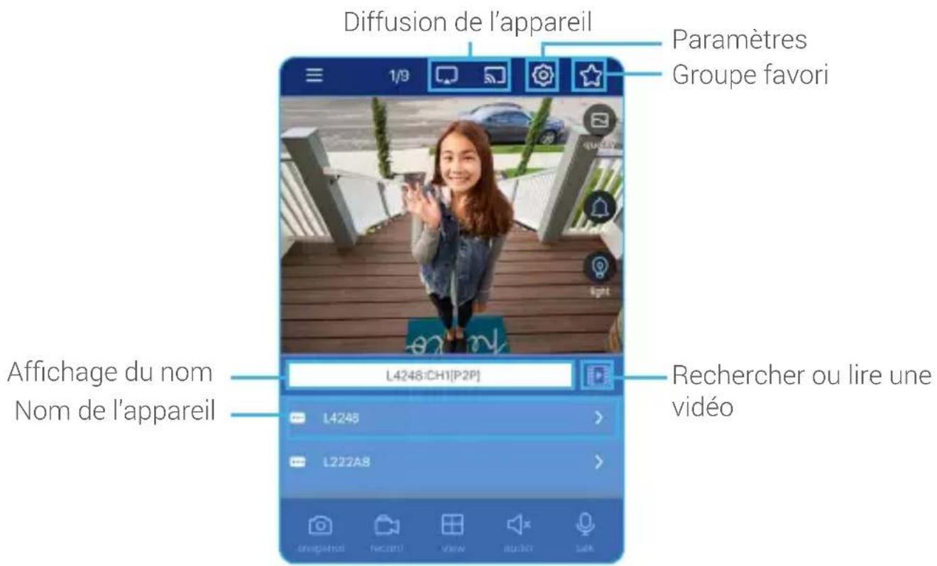 Lorex U424AAG-E - Visionnement de l'application en direct - 1