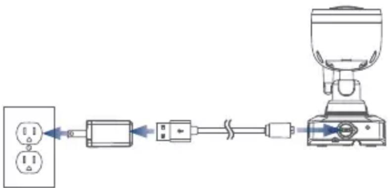 Lorex U424AAG-E - To charge the camera battery pack: - 1