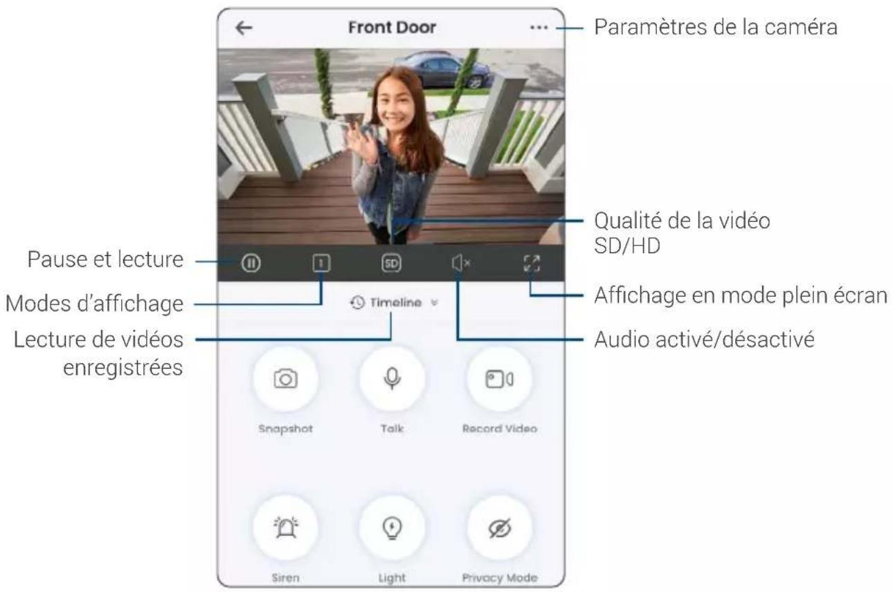 Lorex U471AA-E - Visionnement de l'application en direct - 1