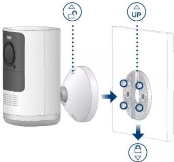Lorex U471AA-F - To install the camera: - 1