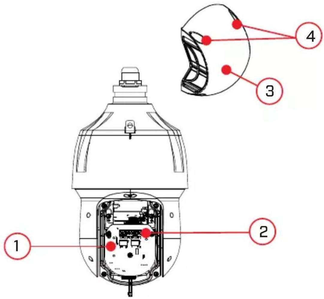 Lorex LZV2925SB - Accessing the DIP Switches Inside the Camera - 1