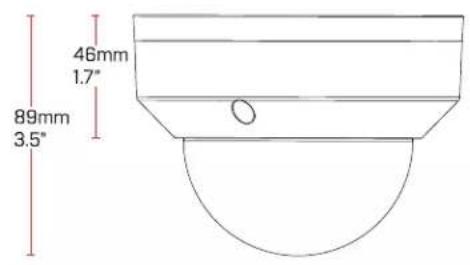 Lorex LZV2622BW - Dimensions - 1