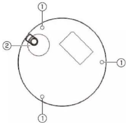 Lorex LZV2622BW - To ceiling mount the camera: - 1