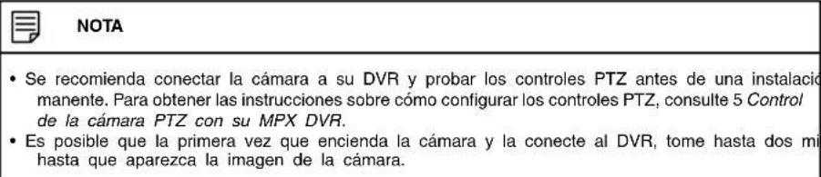 Lorex LZV2622BW - Cómo conectar la cámara - 1
