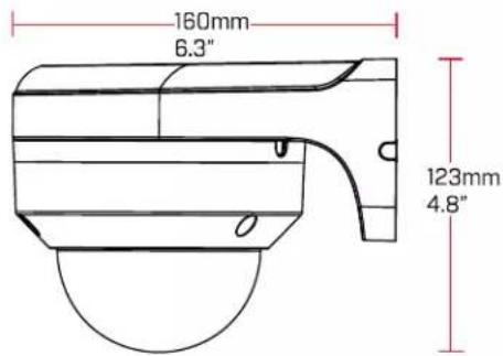 Lorex LZV2622BW - Dimensiones - 2