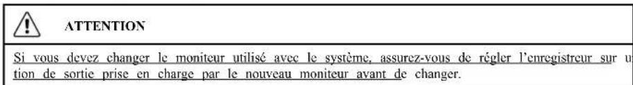 Lorex MCBL-60BNC5PK2B - Modification de la résolution de sortie de l'enregistreur - 1
