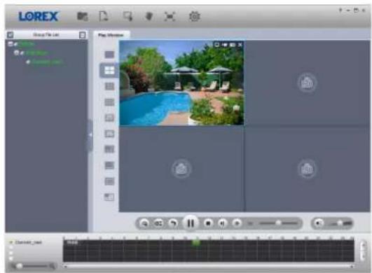 Lorex MCBL-60BNC5PK2B - Visionnement de vidéos sauvegardées sur PC - 1