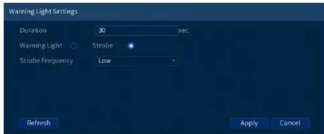Lorex MCBL-60BNC5PK2B - Pour configurer les paramètres de dissuasion : - 2