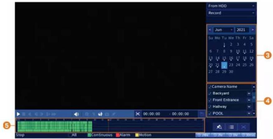 Lorex MCBL-60BNC5PK2B - Pour utiliser une sauvegarde de clip vidéo : - 1