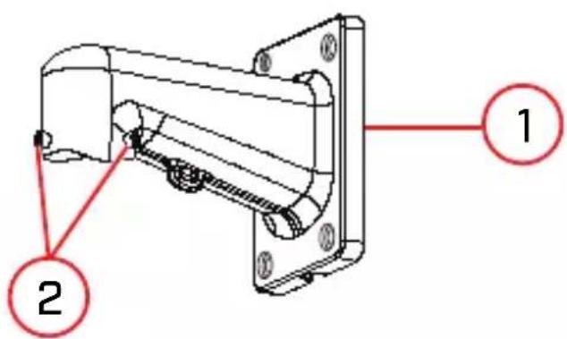 Lorex LZV2925SC - To install the camera on a wall: - 1