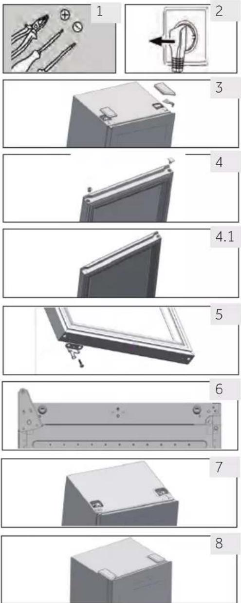CANDY CWC023K - Assembly steps - 1