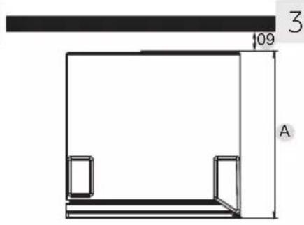 CANDY CWC023K - Space requirements - 3