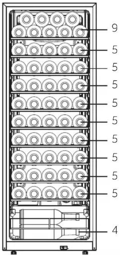 CANDY CWC023K - A luz (para CWC058) - 2