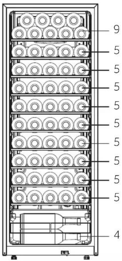 CANDY CWC023K - Wine bottle stacking - 3