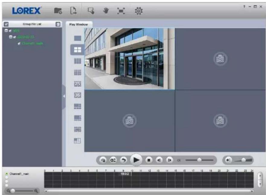 LOREX Group File List Play Window Channel1._main 10:02
