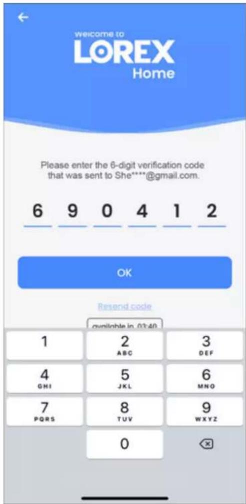 Lorex N864A64B - Pour créer votre compte d'application Lorex Home : - 5