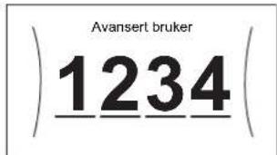 DAIKIN EAVH16S18DA9WG - Pin-kode for avansert bruker - 1