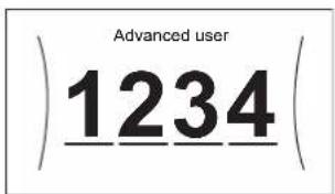 DAIKIN EAVH16S23DA9WG - Advanced user pin code - 1