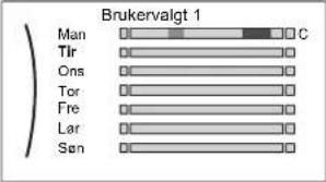DAIKIN EAVX16S23DA6V - Slik programmerer du tidsplanen: oversikt - 11