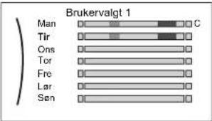 DAIKIN EAVX16S23DA6V - Slik programmerer du tidsplanen: oversikt - 13