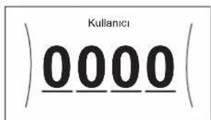 DAIKIN EAVX16S23DA6V - Kullanıcı pin kodu - 1