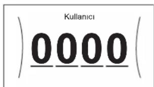 DAIKIN EAVX16S18DA9W - Kullanıcı pin kodu - 1
