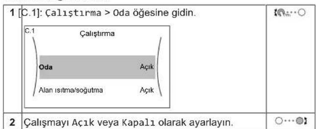 DAIKIN EAVX16S18DA9W - AÇMAK veya KAPATMAK için - 1