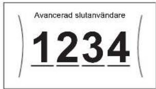 DAIKIN EAVX16S23DA6VG - PIN-kod för avancerad användare - 1